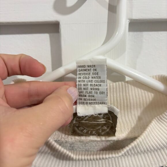 Vintage Erika & Company Farm Print Mock Neck Sweatshirt - Picture 6 of 8